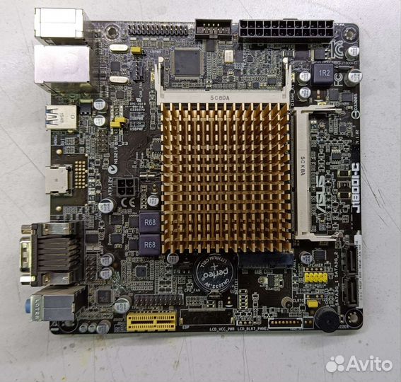 Материнская плата mini itx Asus j1800i-c