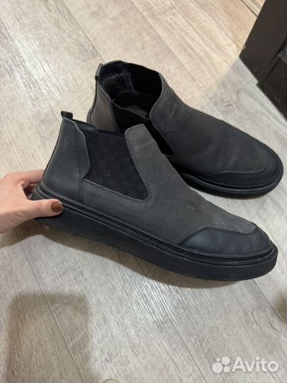 Слипоны мужские зимние