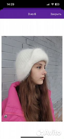 Шапка снуд варежки комплект