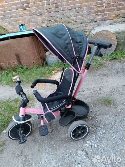 Детский велосипед с родительской ручкой