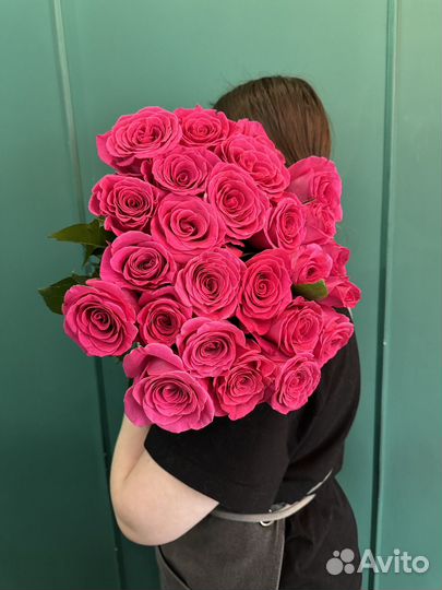 Букн из 25 роз Pink Floyd 60 см