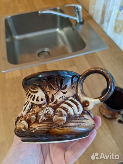 Кружки керамические сувенирные 2 шт цена за все