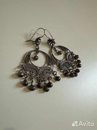 Серебряные серьги