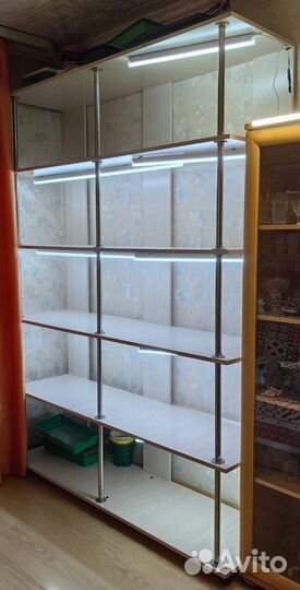 Стеллаж с подсветкой