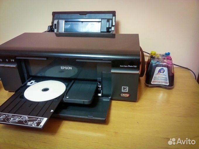 Принтер Epson Stylus Photo Р-50 c снпч струйный