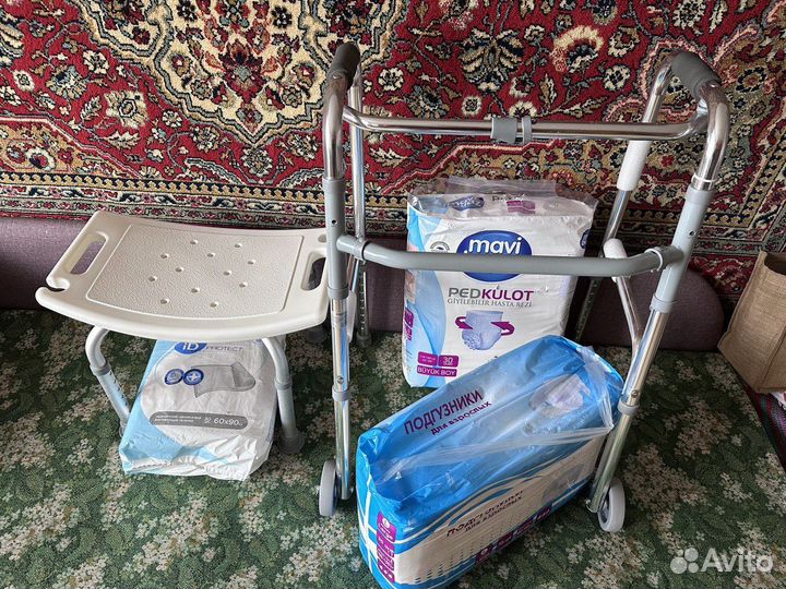 Ходунки для взрослых на колесах