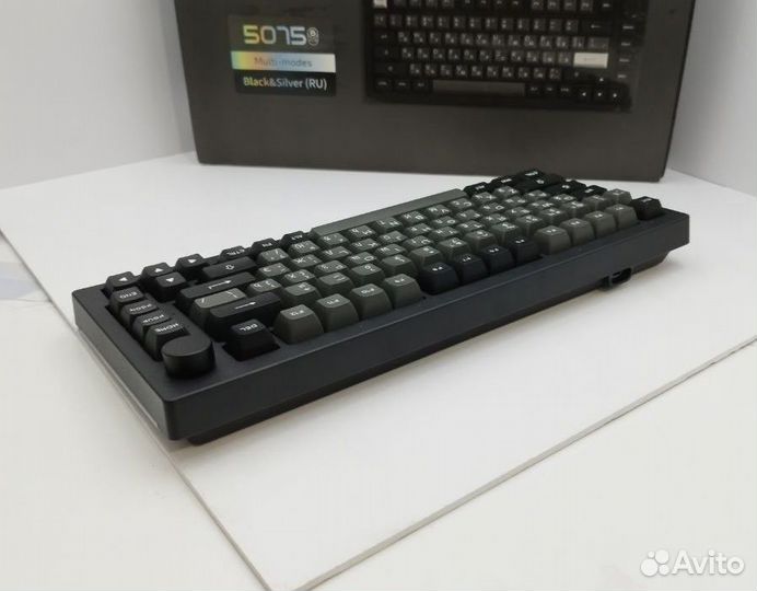 Механическая клавиатура akko 5075B Plus Black&Sliv