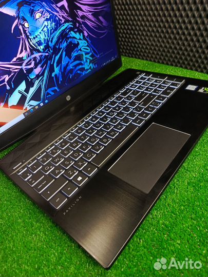 Игровой ноутбук HP i5(8Th) /8Gb/256SSD/GTX1050 4Gb
