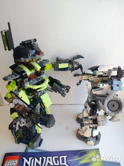 Битва механических титанов Lego 10399 и 70736