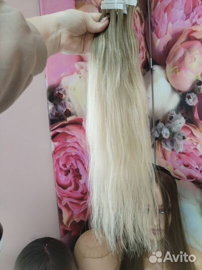 Волосы для наращивания 50см на лентах