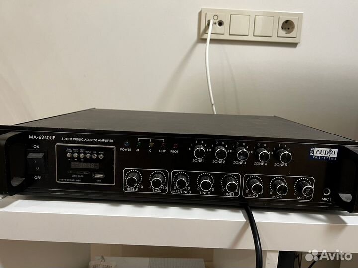 Трансляционный усилитель proaudio MA-6240UF