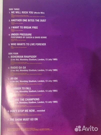 Queen bohemian rhapsody винил
