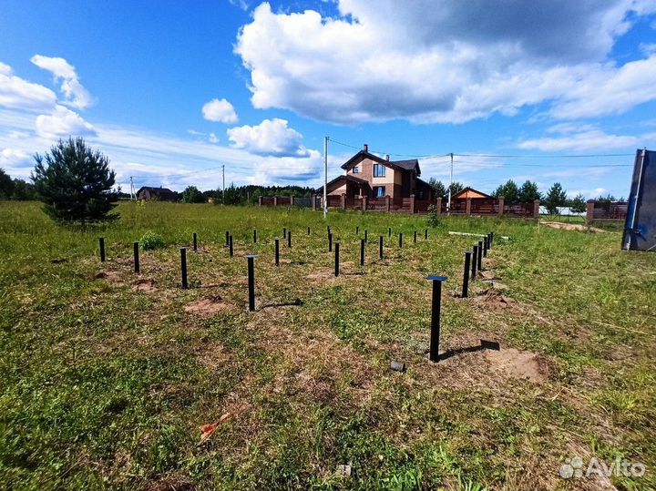 Свайно винтовой фундамент / Фиксированная цена