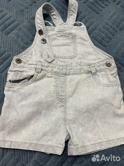 Джинсовый комбинезон 92 98