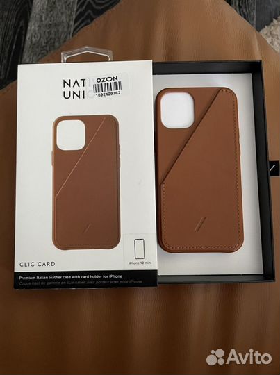 Чехол кожаный native union для iPhone 12 mini