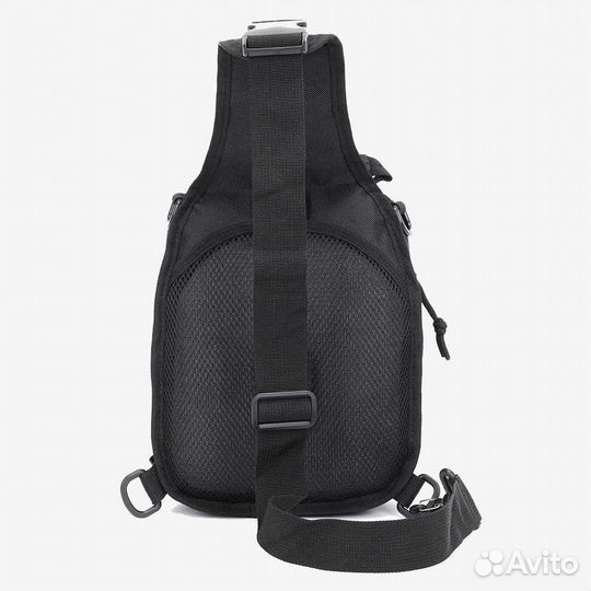 Сумка тактическая 0115 через плечо черная