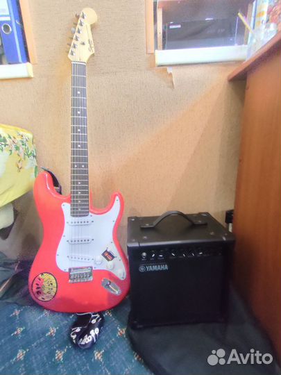 Электрогитара fender squier stratocaster