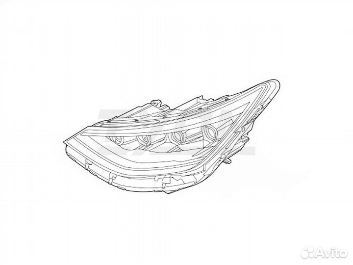 Фара левая на Hyundai Sonata viii
