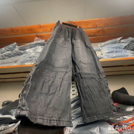 Широкие штаны трубы type Balenciaga Yori Jaded