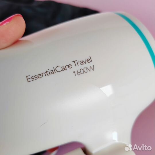 Фен складной Philips Essential Care Travel 1600w