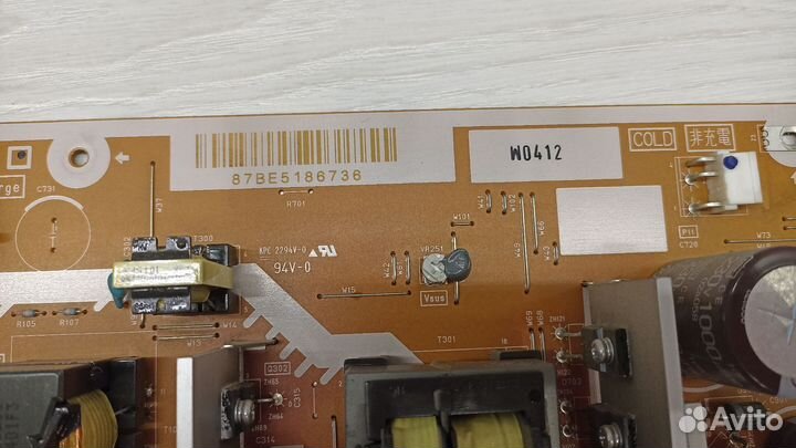 Блок питания на телевизор Panasonic