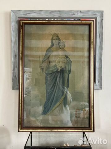 Картина живопись Религия/Дева Мария 56.4х83.5 см