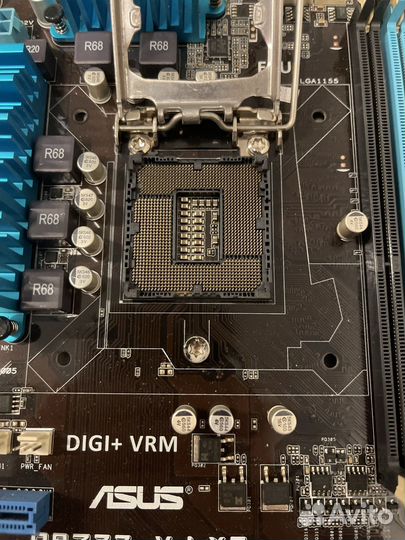 Материнская плата z77 нерабочая с ремонта