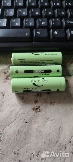 Аккумуляторы для фонаря 3шт
