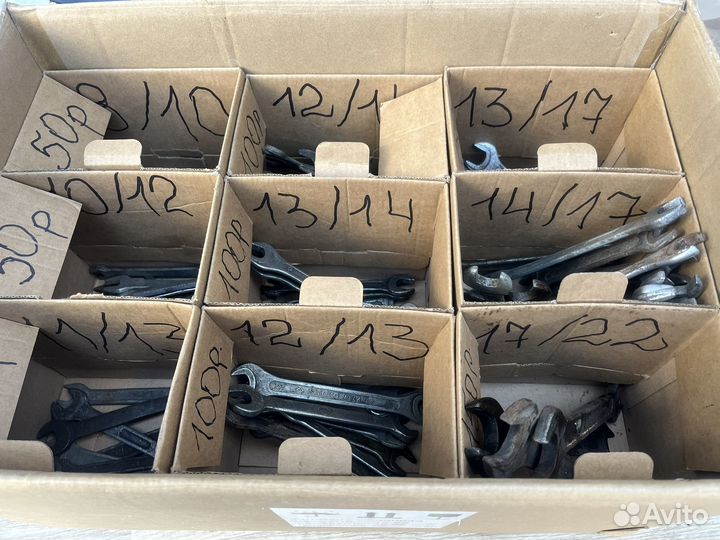 Ключи рожковые накидные