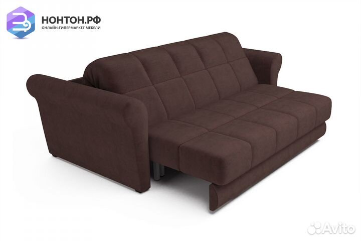 Диван аккордеон Гранд коричневый