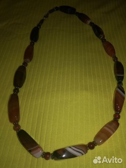 Бусы из агата