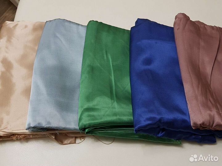 Саржа, ацетатный шелк, плюш и другие ткани СССР