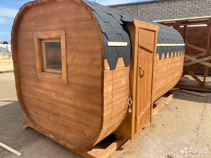 Баня бочка квадро с доставкой