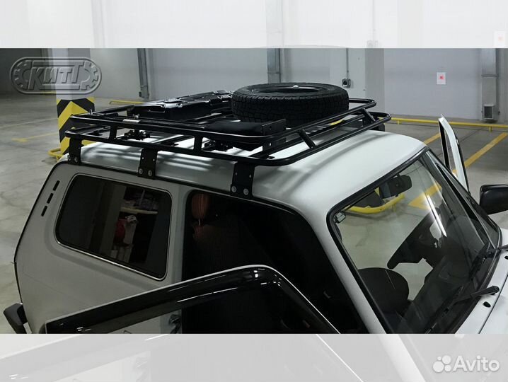 Крепление реечного домкрата на крышу УАЗ Патриот