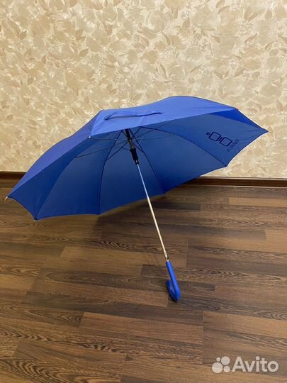 Зонт синий крепкий