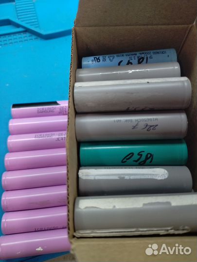 Аккумуляторы 18650 б/у 1500-3000мАч