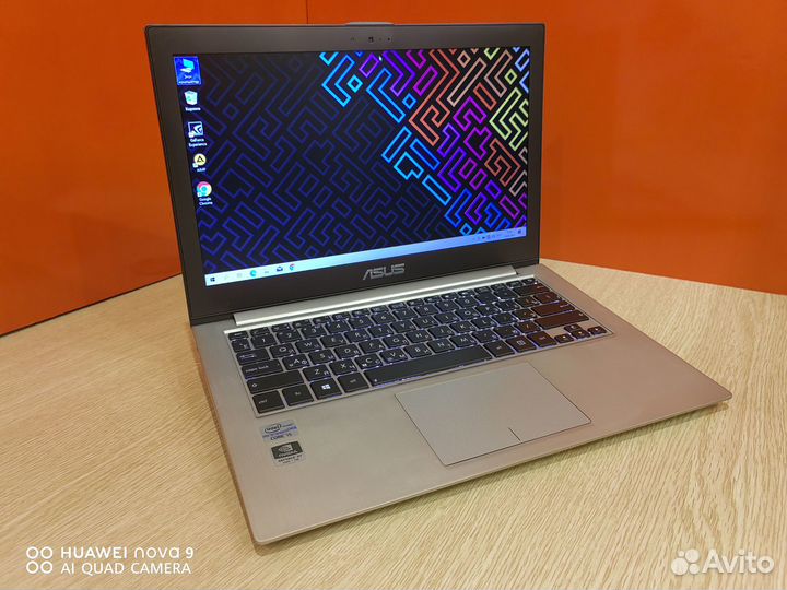 Компактный, мощный ноутбук Asus Intel/Nvidia/SSD