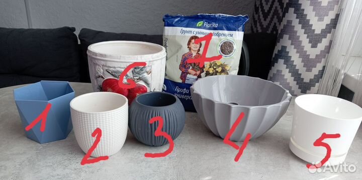 Горшки и кашпо для цветов