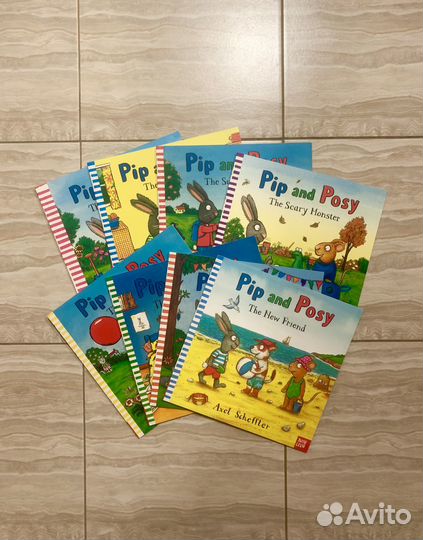 Детские английские книги Pip and Posy