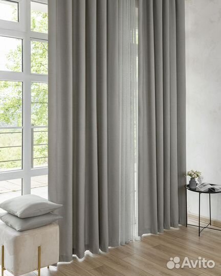 Комплект портьер канвас Эдем шторы занавески