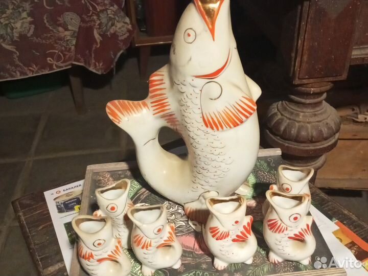 Рюмочный Набор. Утка с Утятами 196 гг