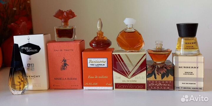 Винтажные миниатюры духи