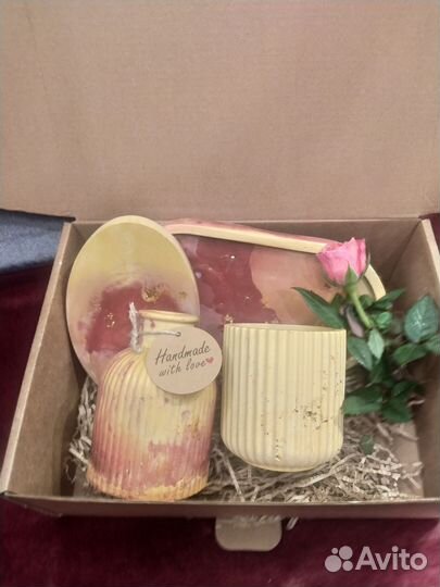 Изделия из гипса ручная работа, декоративные свечи