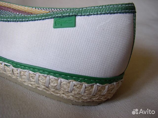 Эспадрильи, мокасины Lacoste р.37(36,5) оригин