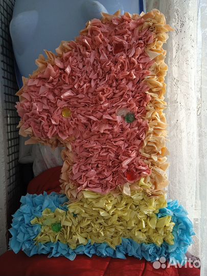 Цифра 1 на годик девочке