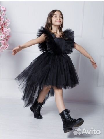 Платье на выпускной для девочки пышное 128