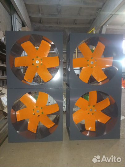 Сушильные камеры древесины - осевые вентиляторы