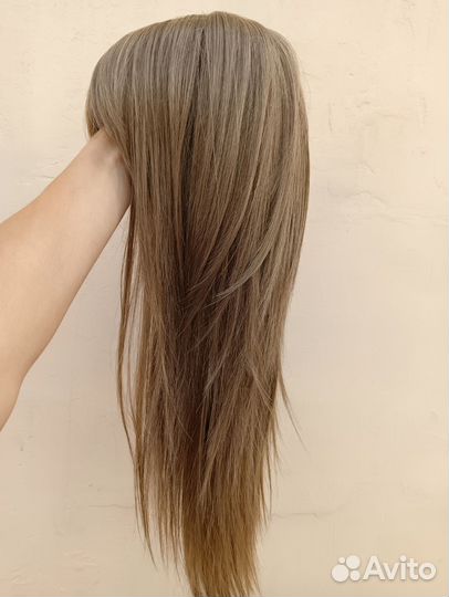 Парик с челкой биопротеиновые волосы