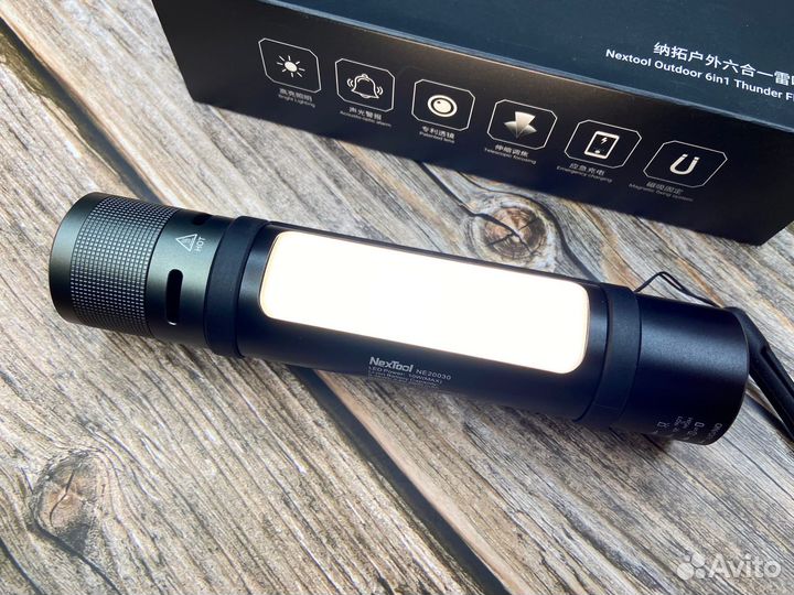 Фонарик Xiaomi NexTool Natuo Outdoor 6-in-1
