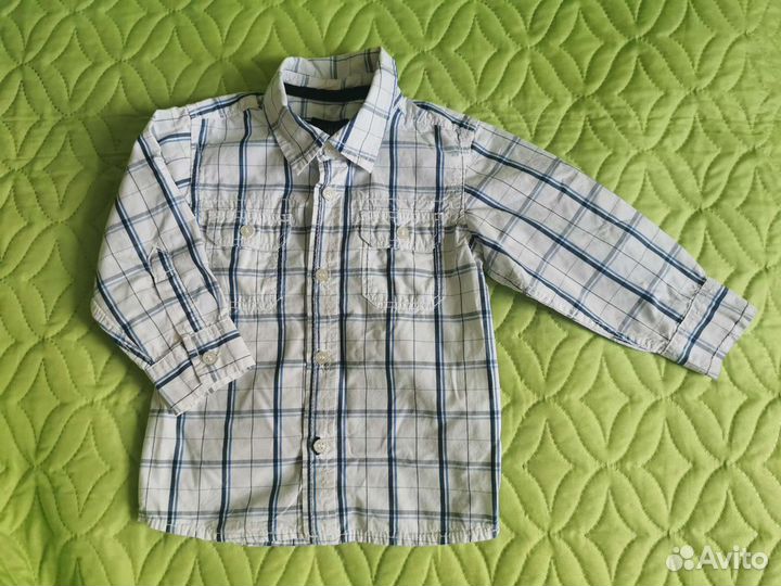 Рубашка H&M детская на мальчика 80 см